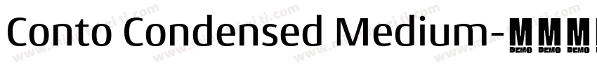 Conto Condensed Medium字体转换